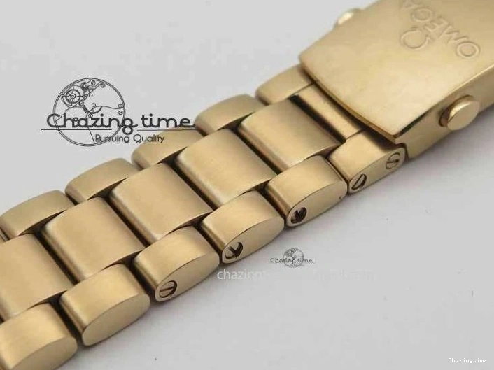 1221 Efficient Planet Ocean GMT 43.5mm RG V6F 1:1 Best Edition Black Dial On RG Bracelet A 8182